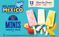 Helados Mexico™ Variety Pack Mini Ice Cream Bars 12 ct / 1.5 oz