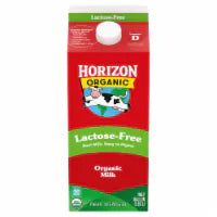 Horizon Organic Lactose Free Milk - Whole Milk 1/2 gal