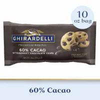 Ghirardelli Premium Baking 60% Cacao Bittersweet Chocolate Chips 10 Ounces
