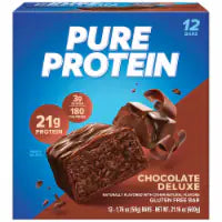 Pure Protein Chocolate Deluxe Protein Bars (12 Count)