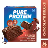 Pure Protein Chocolate Deluxe Protein Bars 12 ct