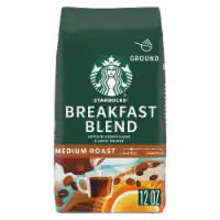 Starbucks® Breakfast Blend Medium Roast Ground Coffee 12 oz