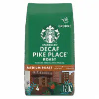Starbucks® Decaf Pike Place Medium Roast Ground Coffee 12 OZ