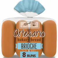 Alfaro's Artesano Brioche Hot Dog Buns 8 pc / 13.55 oz