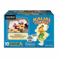 Kauai Coffee® Vanilla Macadamia Nut K-Cup® Coffee Pods 10 ct