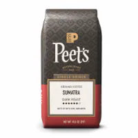 Peet's Coffee, Single Origin Sumatra Dark Roast Ground Coffee - 10.5oz Bag