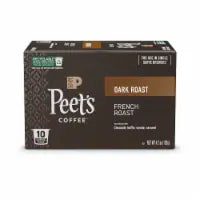 Peet's Coffee, French Roast Dark Roast Single Serve Coffee Pods - 10ct Carton