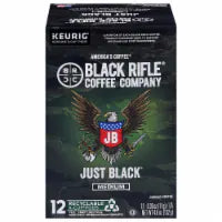 Black Rifle® Coffee Company Just Black® Medium Roast K-Cup® Coffee Pods 12 ct