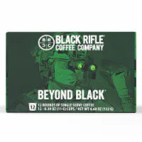 Black Rifle Coffee Company Beyond Black Dark Roast Coffee Pods 12 ct