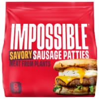 Impossible™ Plant-Based Frozen Savory Sausage Patties 8 ct / 12.8 oz