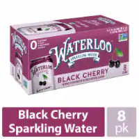 Waterloo Black Cherry Sparkling Water 8 pk / 12 fl oz