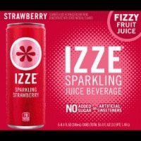 IZZE Sparkling Juice Flavored Beverage Strawberry 6ct / 8.4 fl oz