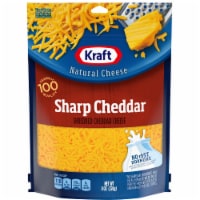 Kraft Sharp Cheddar Shredded Cheese Bag 8 oz