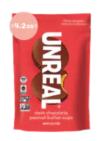 Unreal® Dark Chocolate Peanut Butter Cups 4.2 oz