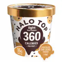 Halo Top® Chocolate Chip Cookie Dough Light Ice Cream Pint