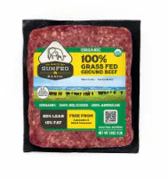 SunFed Ranch 100% Grass Fed Lean Organic Ground Beef