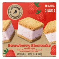 Nightingale® Strawberry Shortcake Chomp Size Ice Cream Sandwiches 4 ct / 2.6 oz