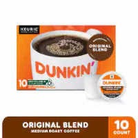 Dunkin’ Original Blend Medium Roast Coffee, K-Cup Pods 10 count