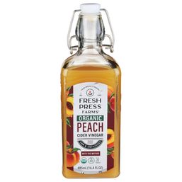 Fresh Press Farms Organic Raw & Unfiltered Peach Cider Vinegar 16.4 fl oz