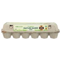 Sprouts Organic Pasture Raised Large Brown Grade A Eggs 12 ct