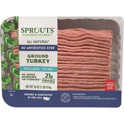 Sprouts All-Natural 93% Lean Fresh Ground Turkey 16 oz