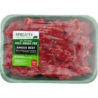 Sprouts Grass-Fed Fresh Boneless Angus Beef Stew Meat About 0.81 lb / package