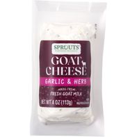 Sprouts Garlic & Herb Goat Cheese 4 oz