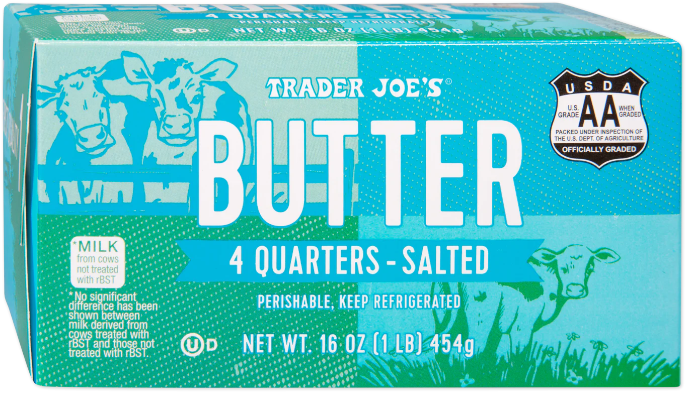 Butter Quarters, Salted 16 Oz