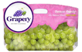 Fresh Cotton Candy Seedless Green Grapes in Bag