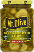 Mt Olive Sweet Bread & Butter Pickle Chips 24 fl oz