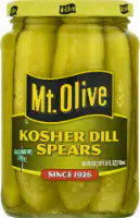 Mt Olive Kosher Dill Pickle Spears