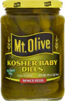 Mt Olive Kosher Baby Dills Pickles 24 fl oz