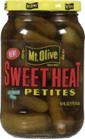 Mt. Olive Sweet Heat Petites Bread & Butter Pickles 16 fl oz