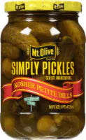 Mt Olive Simply Pickles Kosher Petite Dills Pickles 16 fl oz