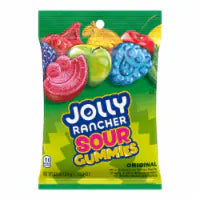 JOLLY RANCHER Sour Gummies Assorted Fruit Flavored Candy Bag 6.5 oz