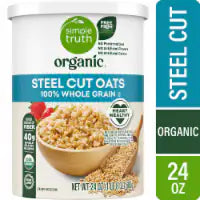 Simple Truth Organic® 100% Whole Grain Steel Cut Oats 24 oz