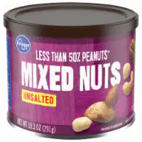 Kroger® Unsalted Mixed Nuts 10.3 oz