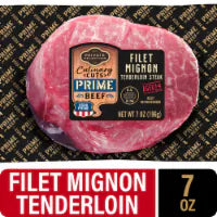 Private Selection® Culinary Cuts USDA Prime Beef Filet Mignon Tenderloin Steak 7 oz