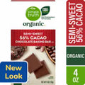 Simple Truth Organic® Semi-Sweet 56% Cacao Chocolate Baking Bar 4 oz