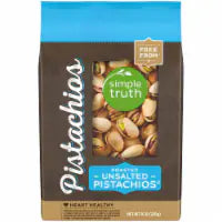 Simple Truth® Roasted & Unsalted Pistachios 8 oz