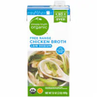 Simple Truth Organic® Low Sodium Free Range Chicken Broth 32 oz
