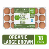 Simple Truth Organic™ Cage Free Large Brown Eggs 18 ct