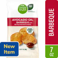 Simple Truth® Kettle Cooked Avocado Oil BBQ Potato Chips 7 oz