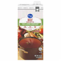 Kroger® Fat Free Reduced Sodium Beef Broth 32oz