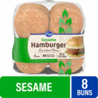 Kroger® Sesame Hamburger Buns 8 ct / 13 oz