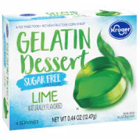 Kroger® Sugar Free Lime Gelatin Mix 0.44 oz