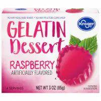 Kroger® Raspberry Gelatin Dessert Mix 3 oz