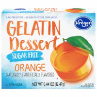 Kroger® Sugar Free Orange Gelatin Dessert Mix 0.44 oz