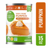 Simple Truth Organic® 100% Pure Solid Packed Pumpkin 15 oz