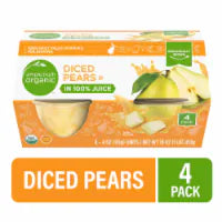 Simple Truth Organic® Diced Pear Cups in 100% Juice 4 ct / 4 oz